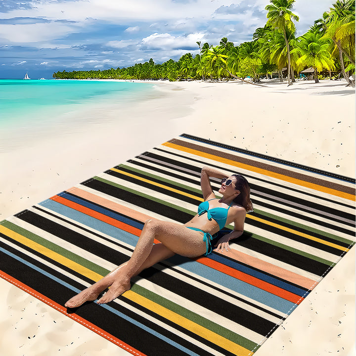 Mandala Design Beach Mat Bowlift