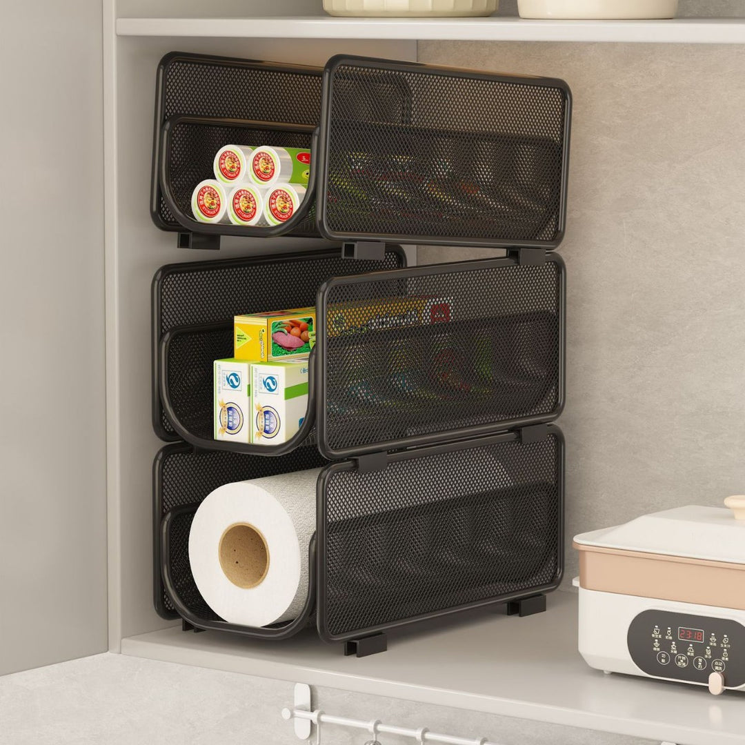 Versatile Under-Shelf Storage Basket Bowlift