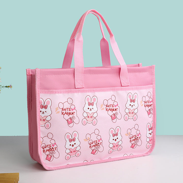 Kids Cute Bunny Print Lunch Bag Bowlift