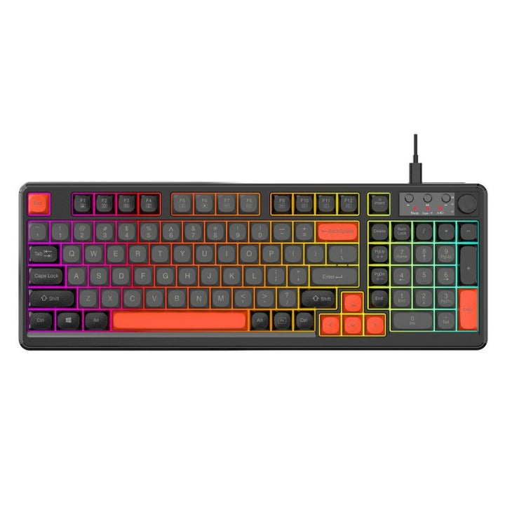 Wired RGB Gaming Keyboard and Precision Gaming Mouse Bowlift