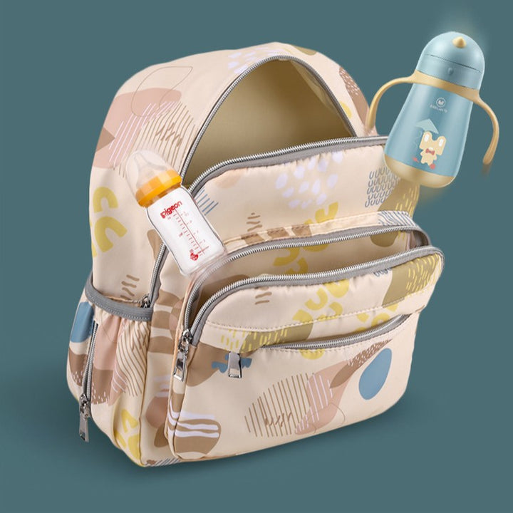 Floral Print Multi-Compartment Backpack Bowlift