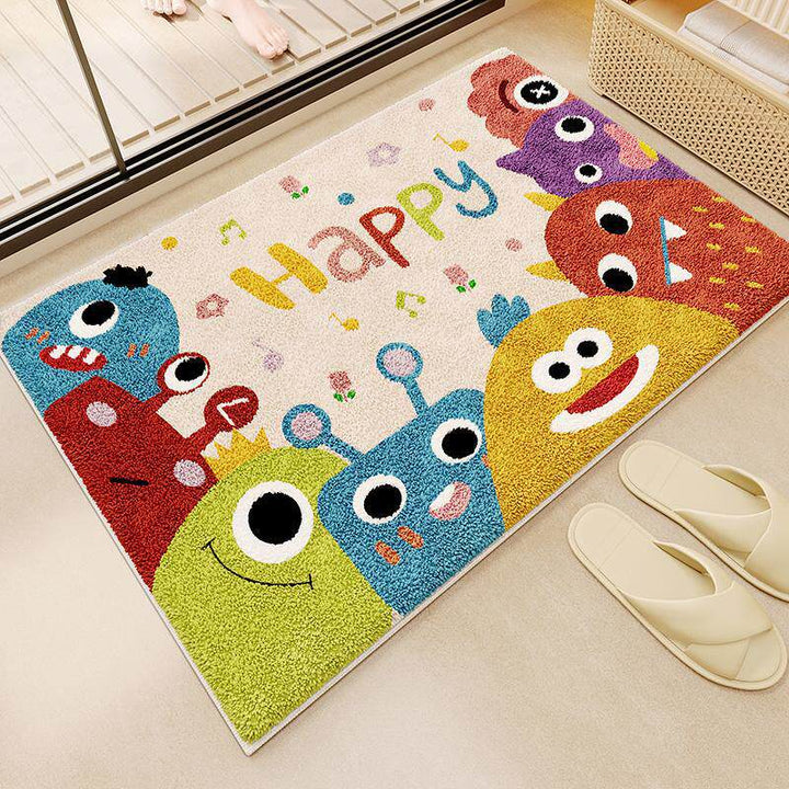 Fun Monster-Themed Bathroom Mat Bowlift