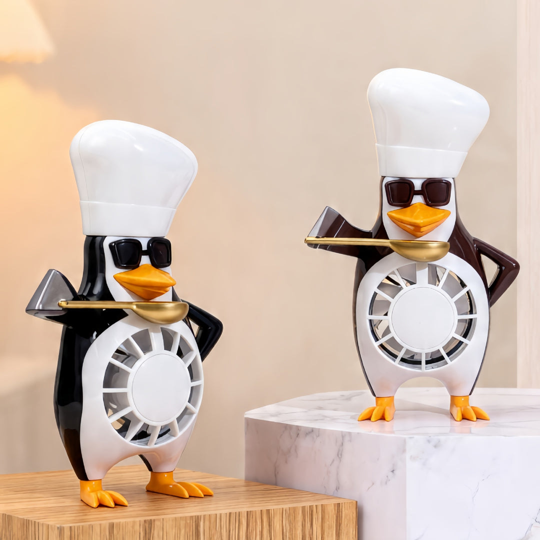 Creative USB table fan in funny penguin design Bowlift