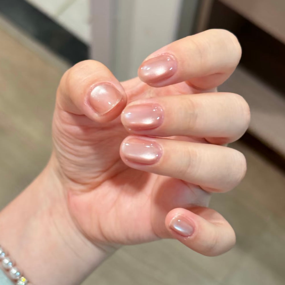 Glossy Ombre Square Press-On Nail Set