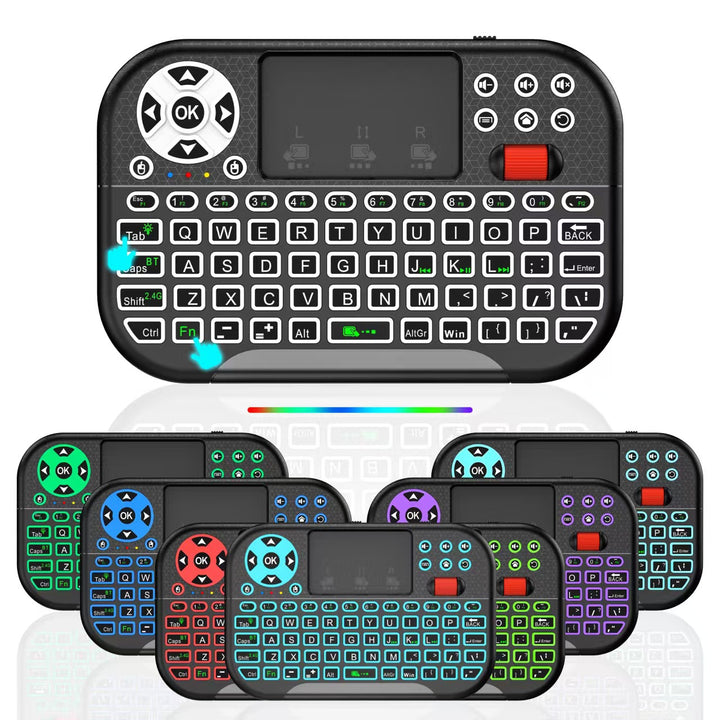Mini Wireless Touchpad Keyboard Bowlift