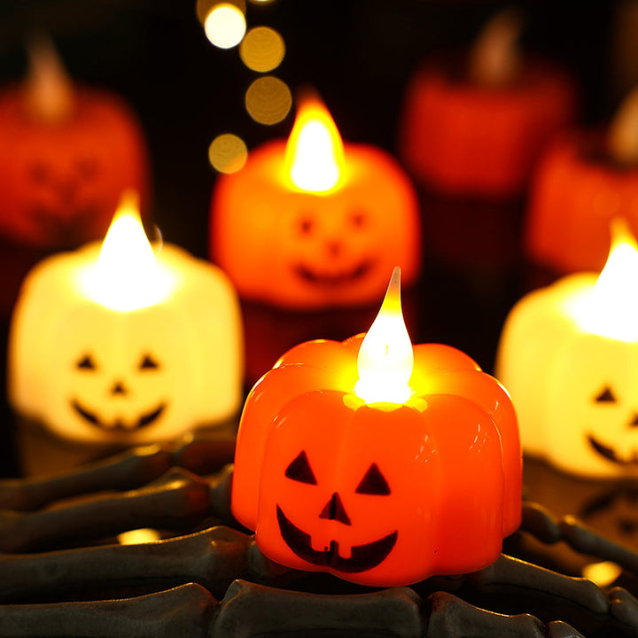 Creative tealight decoration in pumpkin design Bowlift