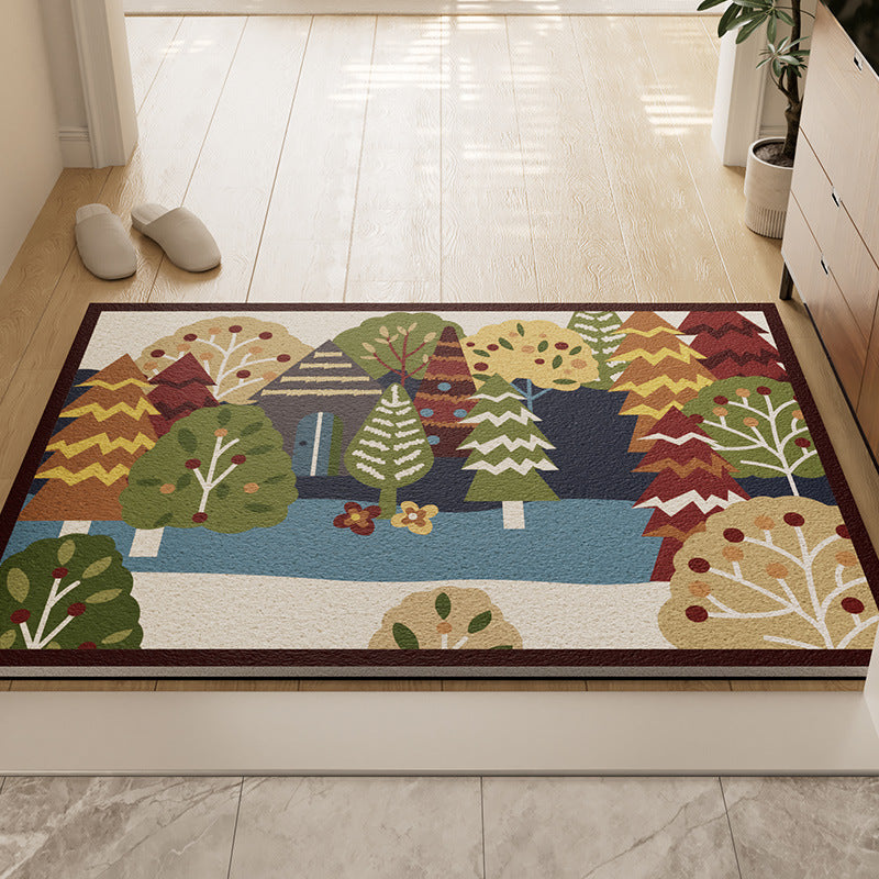 Forest-Themed Non-Slip Bath Mat Bowlift