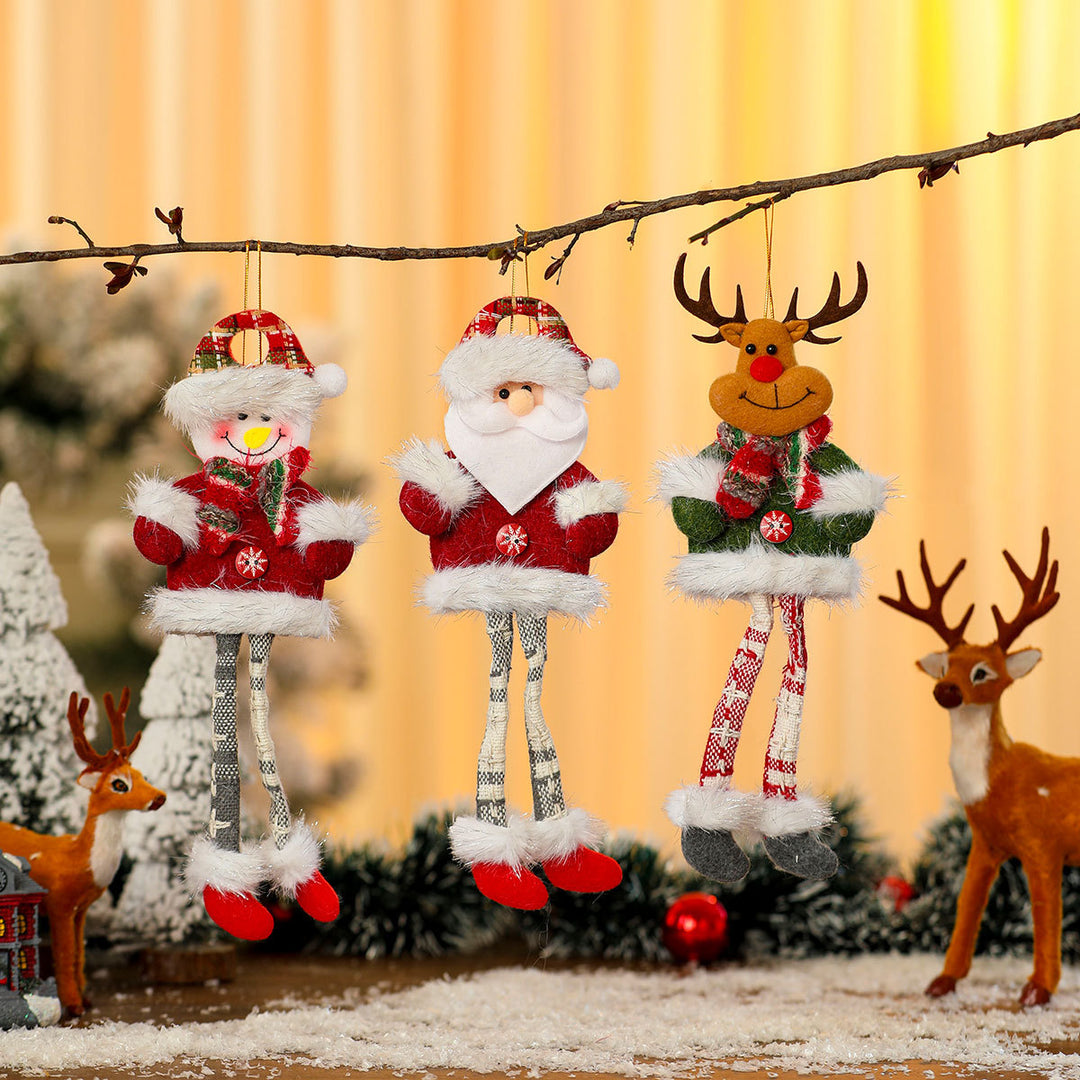 Decorative Hanging Santa Doll Bowlift