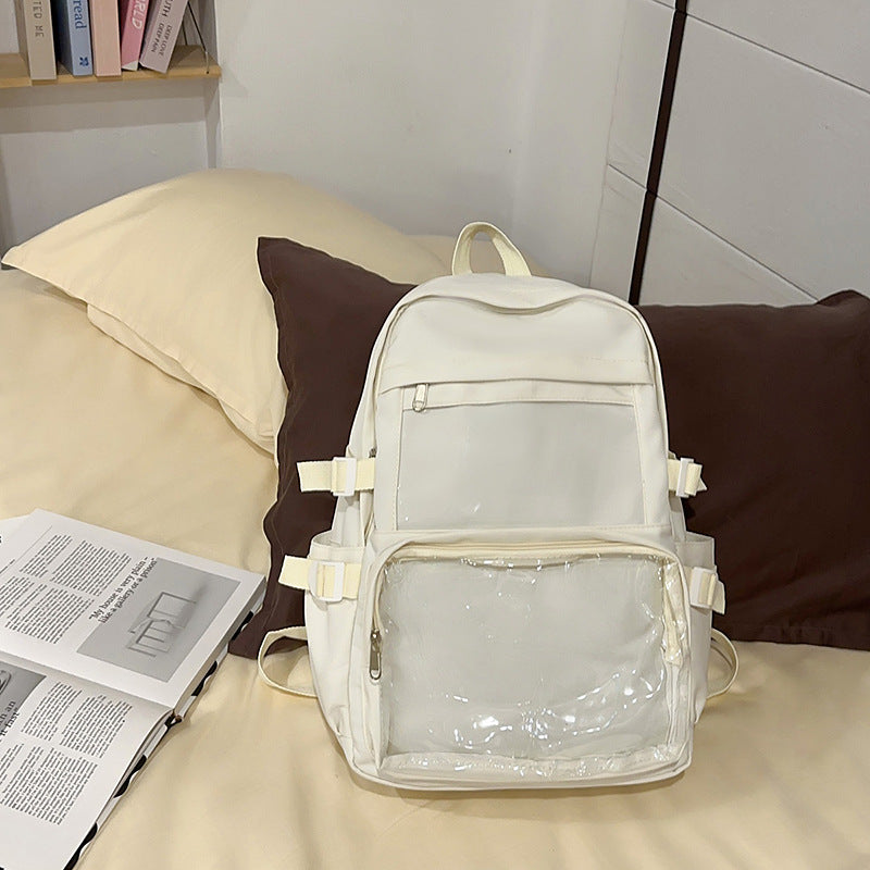 Clear Front Multi-Pocket Backpack Bowlift