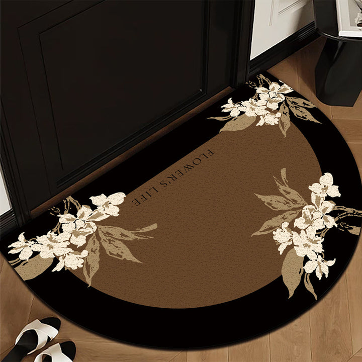 Decorative Half-Moon Doormat
