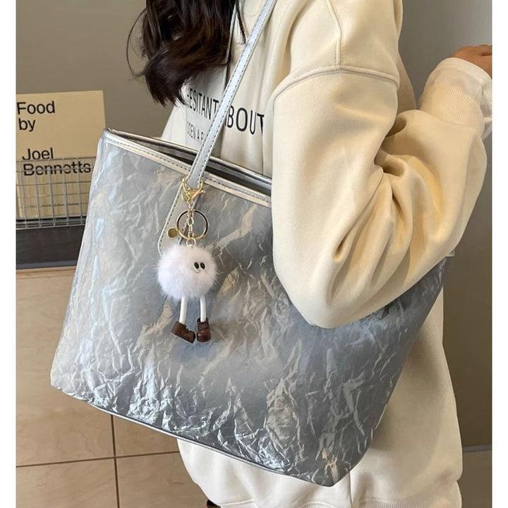 Modern Textured Tote Bag Bowlift