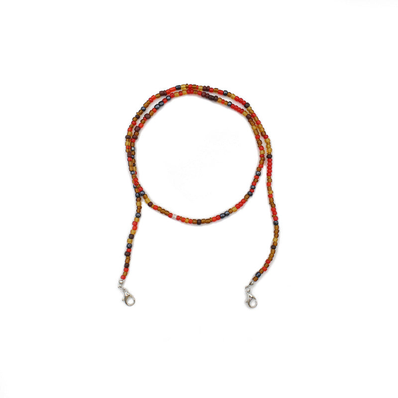 Artistic Beaded Eyewear Chain Bowlift