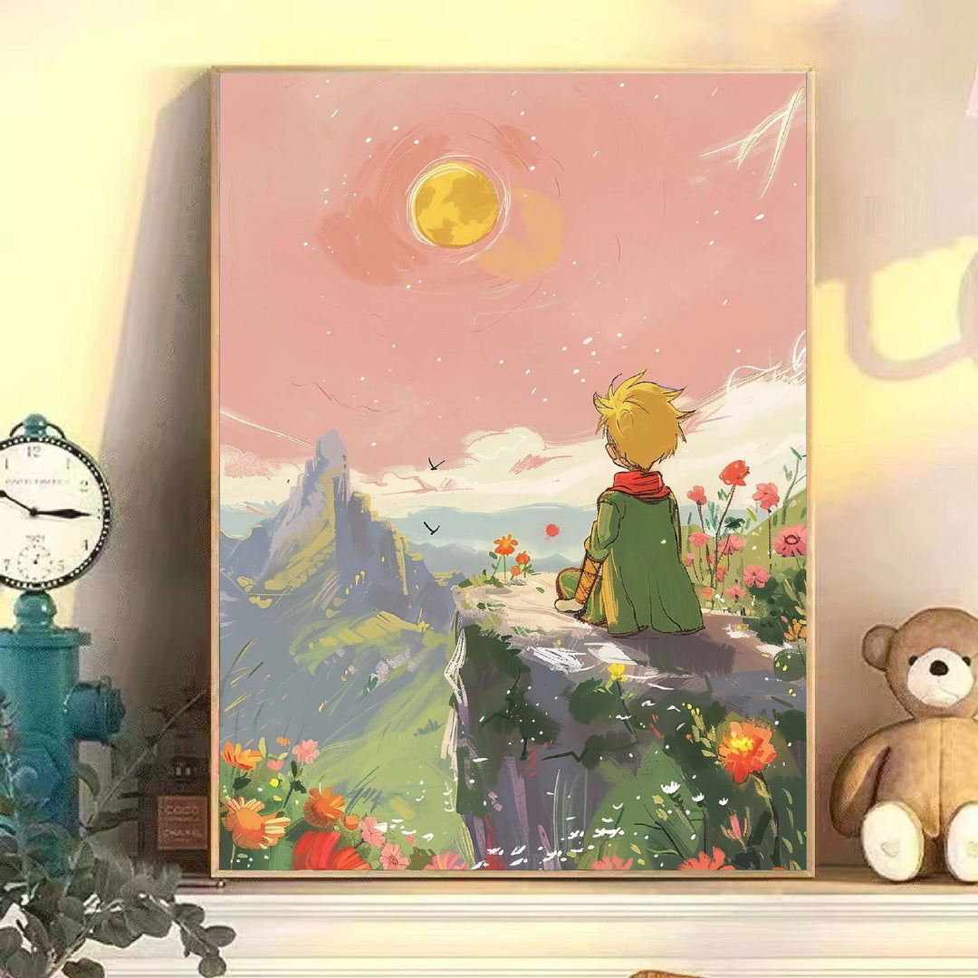 Whimsical Character Canvas Art Print Bowlift
