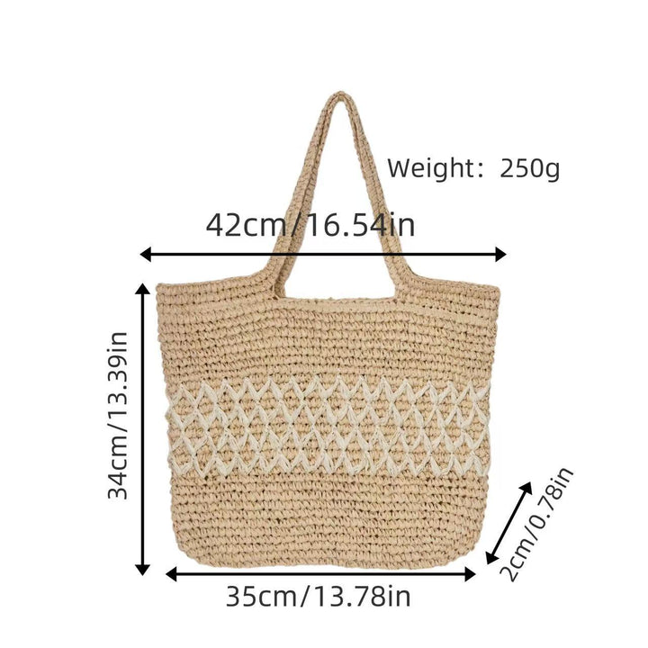 Stackable basket bag with decorative pattern element Bowlift