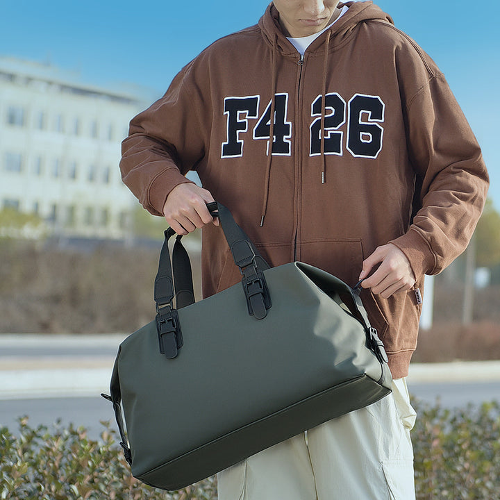 Sleek Water-Resistant Travel Duffel Bag Bowlift