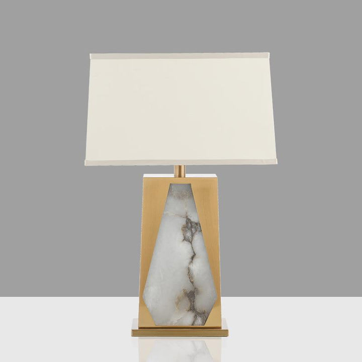 Decorative Table Lamp with Elegant Alabaster Design