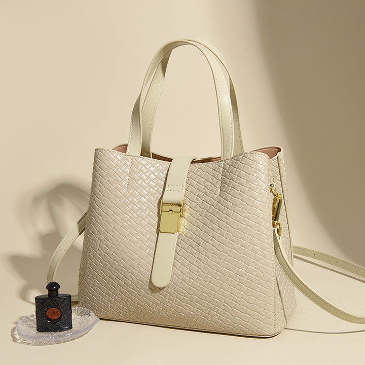 Textured Structured Handbag Bowlift