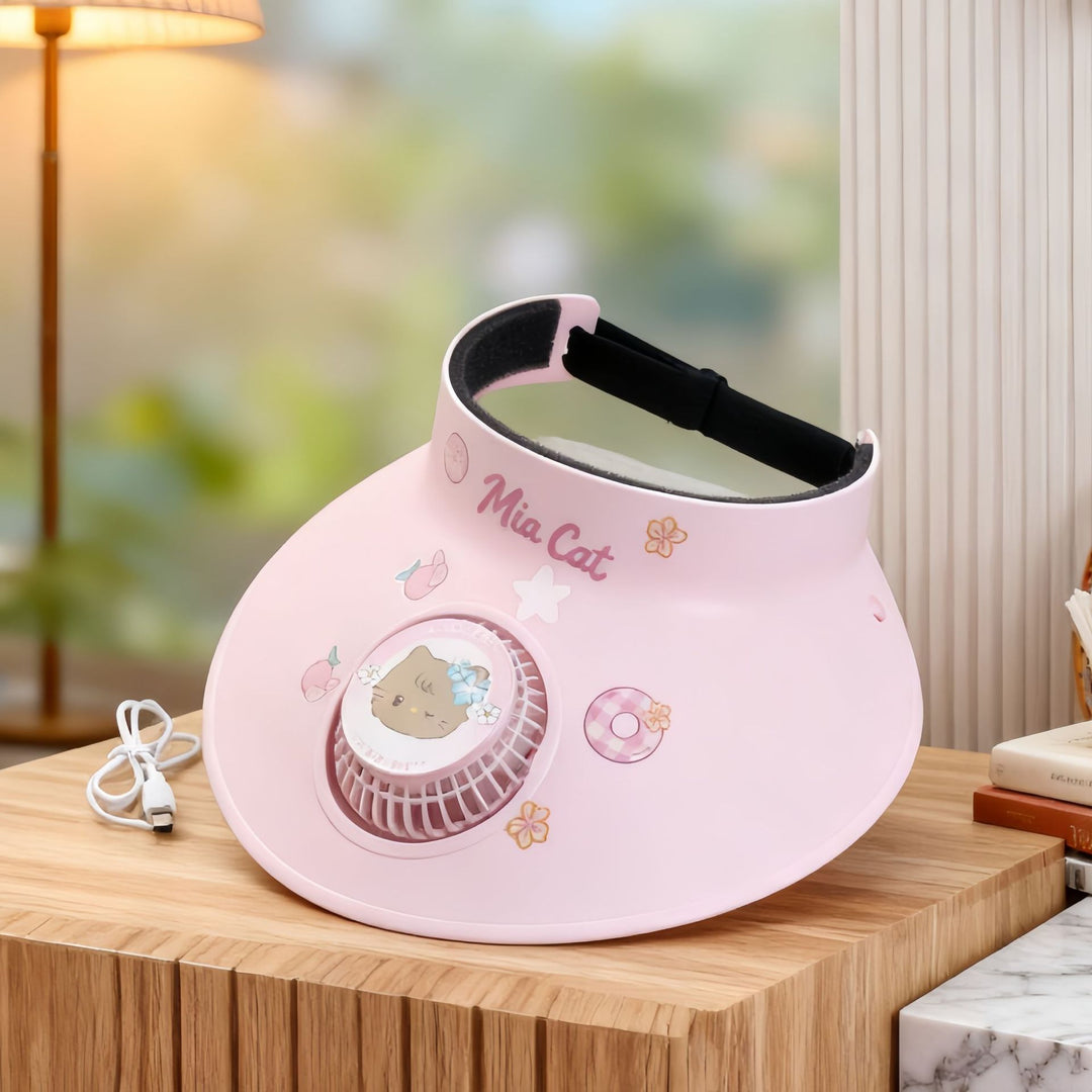 Women portable neck fan with child-friendly design Bowlift