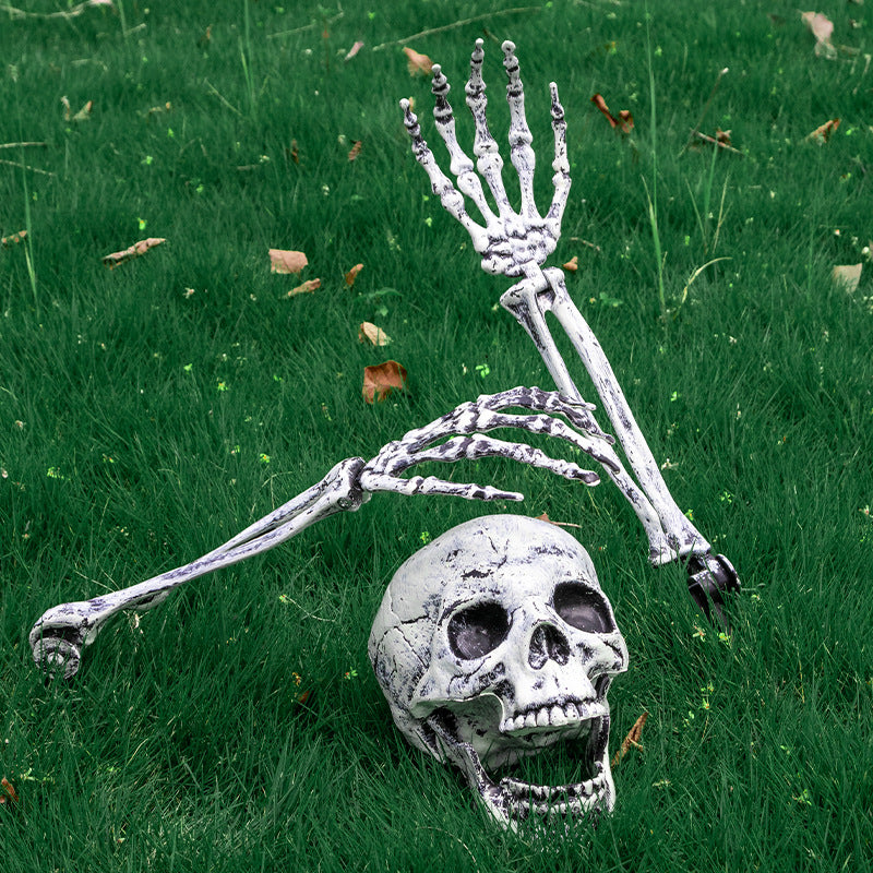 Halloween-Themed Creepy Skeleton Hand Props Bowlift