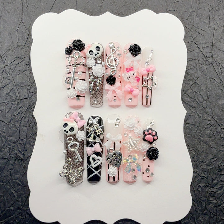 Decorative Press-On Nails