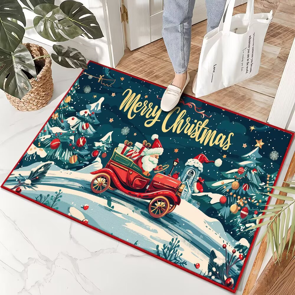 Decorative Holiday Entrance Mat Bowlift