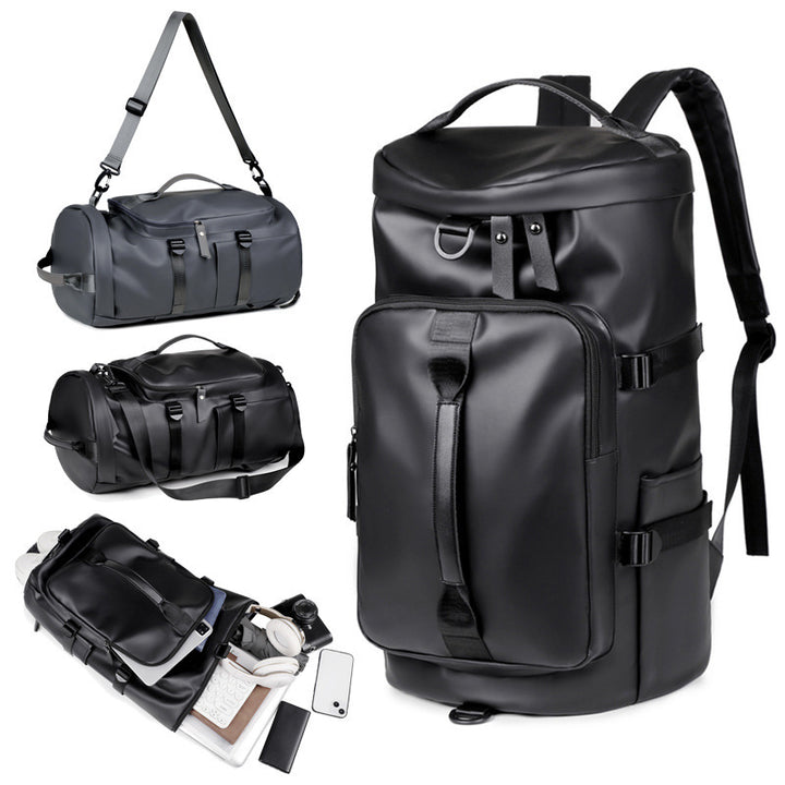 Multifunctional Outdoor Backpack with Water-Repellent Design Bowlift