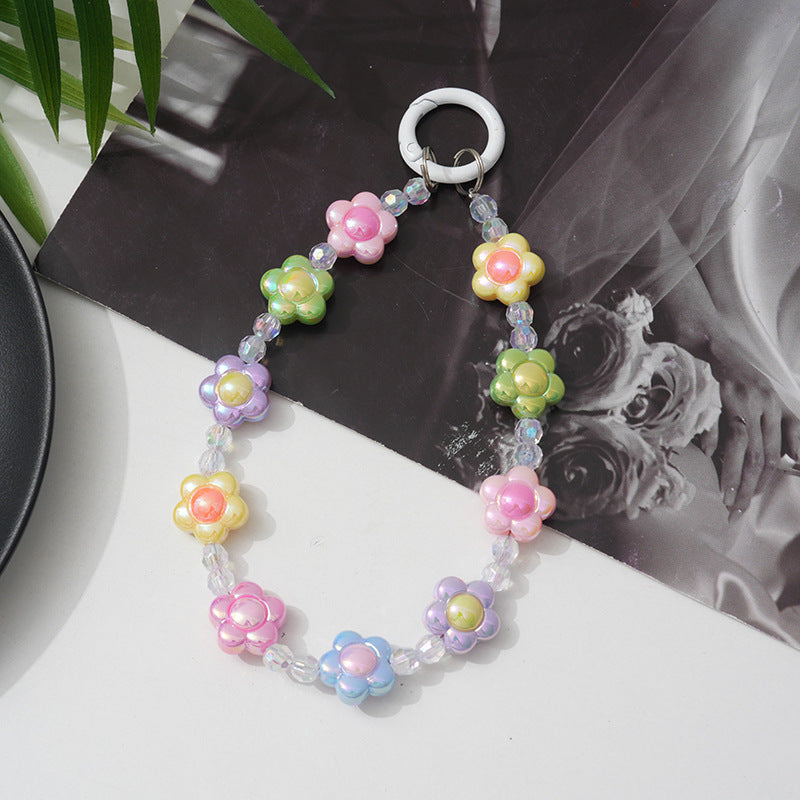 Floral Beaded Phone Chain Bowlift