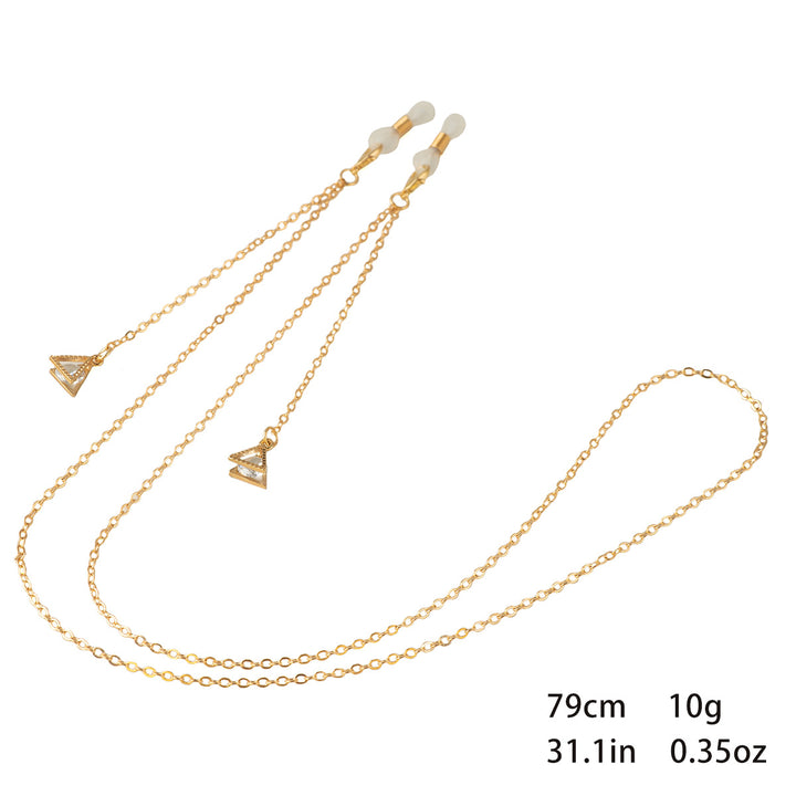 Unique Triangle Pendant Chain Necklace Bowlift