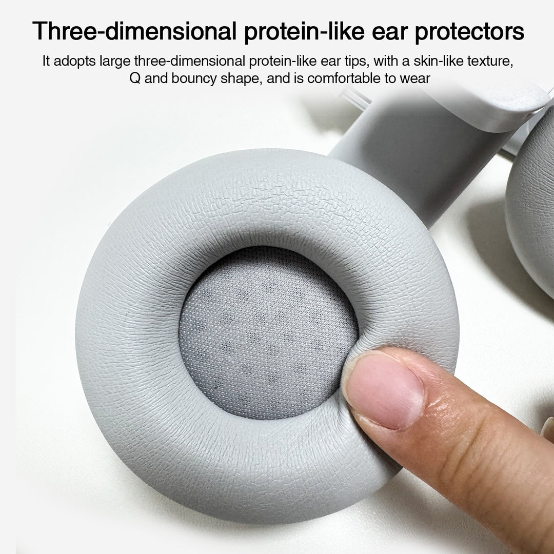 Ergonomic headphones with clear sound and integrated microphone Bowlift