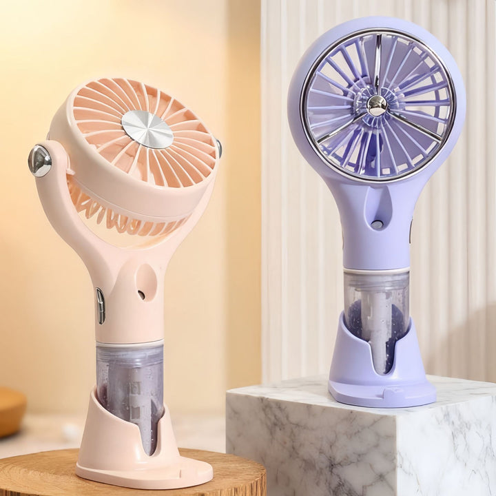 Ladies portable cooling fan with water container Bowlift