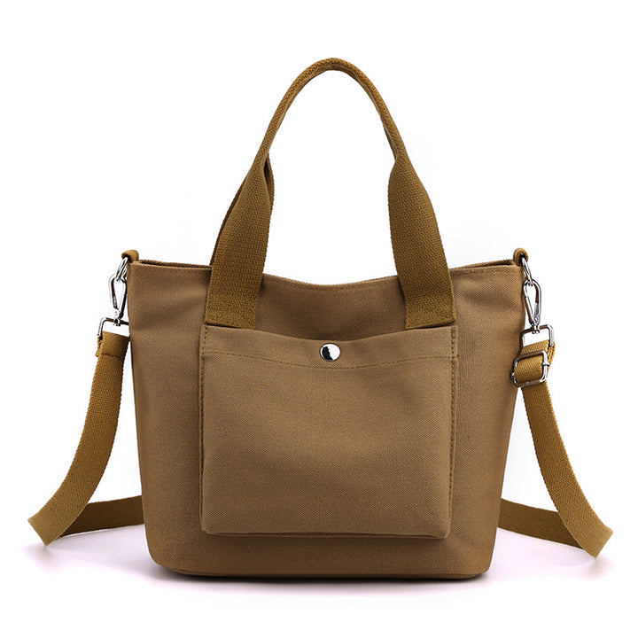 Compact Multi-Functional Canvas Handbag Bowlift
