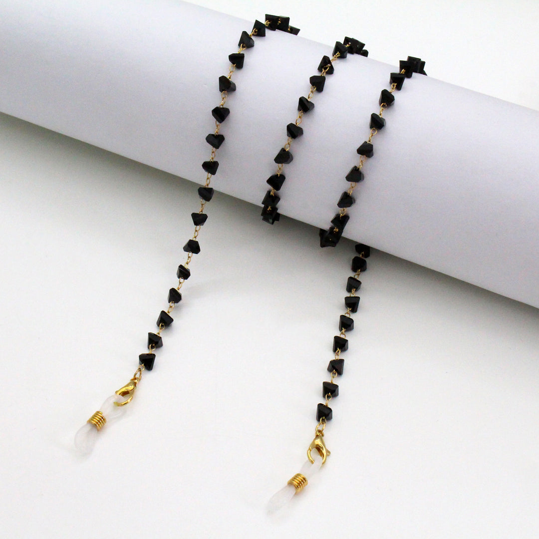 Artistic Gemstone Eyewear Chain Bowlift