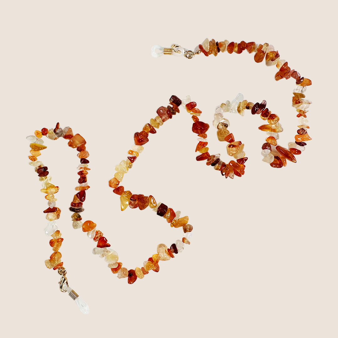 Artisan Gemstone Eyewear Chain Bowlift