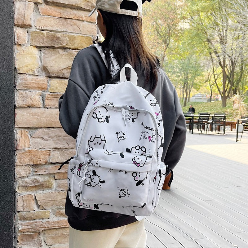 Creative Cartoon Patterned Backpack Bowlift