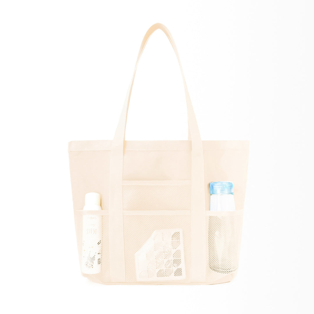 Padded shopping bag with side mesh pockets Bowlift