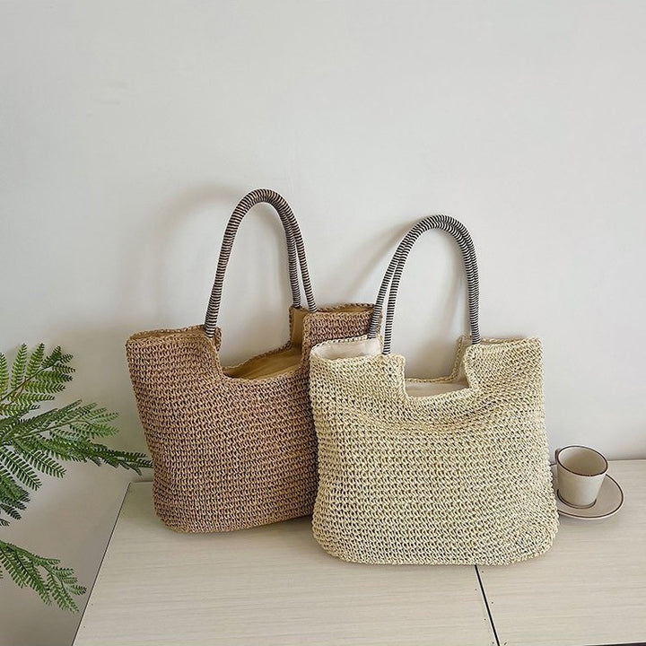 Hand-knotted tote bag with reinforced handles Bowlift