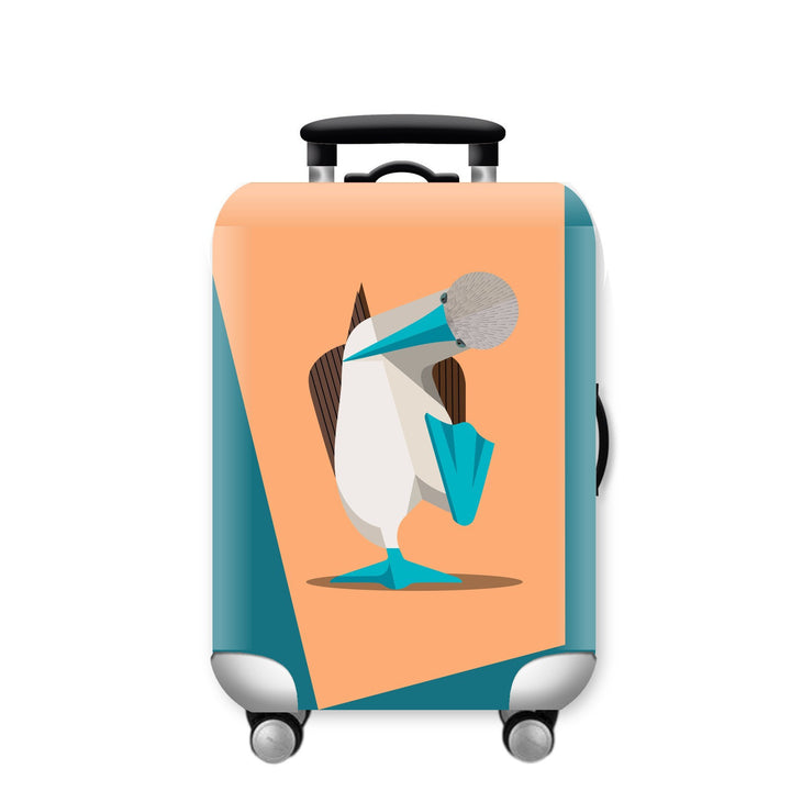 Unisex hard-shell suitcase with funny giraffe design Bowlift