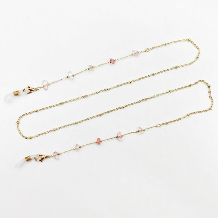 Colorful Gemstone Eyewear Chain Bowlift