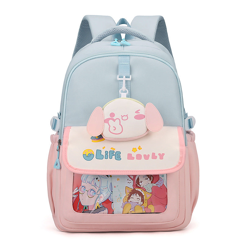Cartoon-Themed School Backpack Bowlift