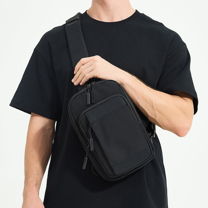 Compact Multi-Pocket Sling Bag Bowlift