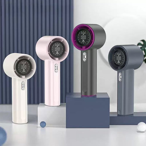 Women Portable Handheld Fan Bowlift