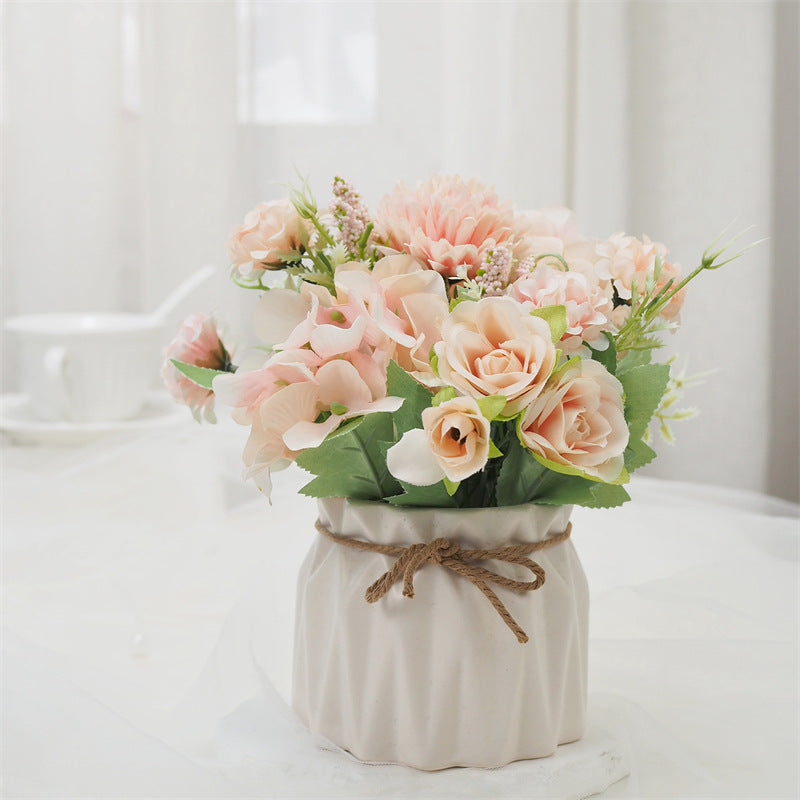 Decorative Faux Flower Arrangement