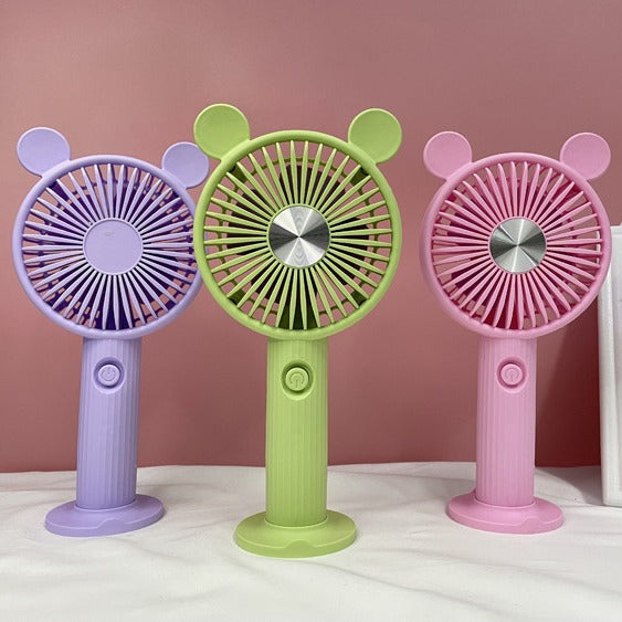 Unisex Funny Hand Fan with Animal Ears Bowlift