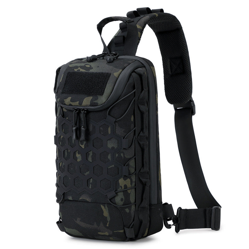 Compact Military-Inspired Sling Backpack Bowlift