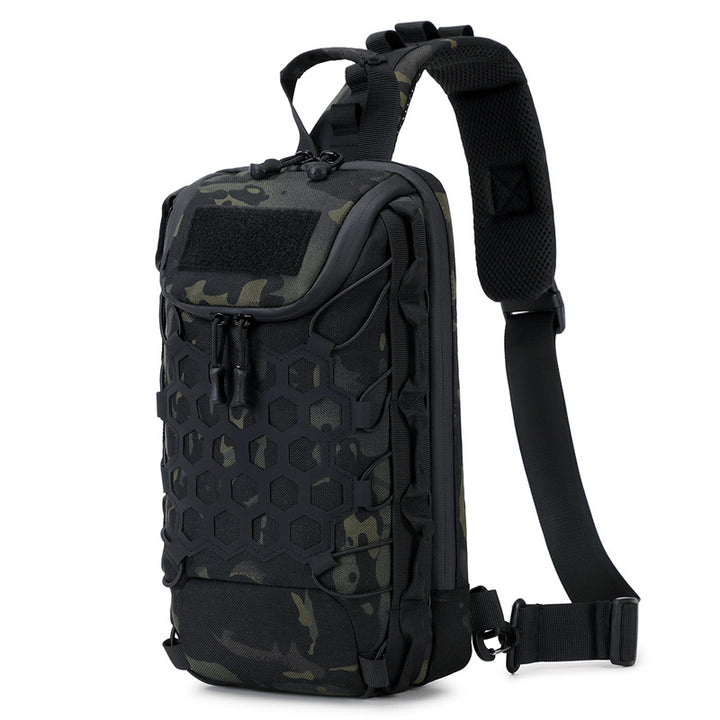 Compact Military-Inspired Sling Backpack Bowlift