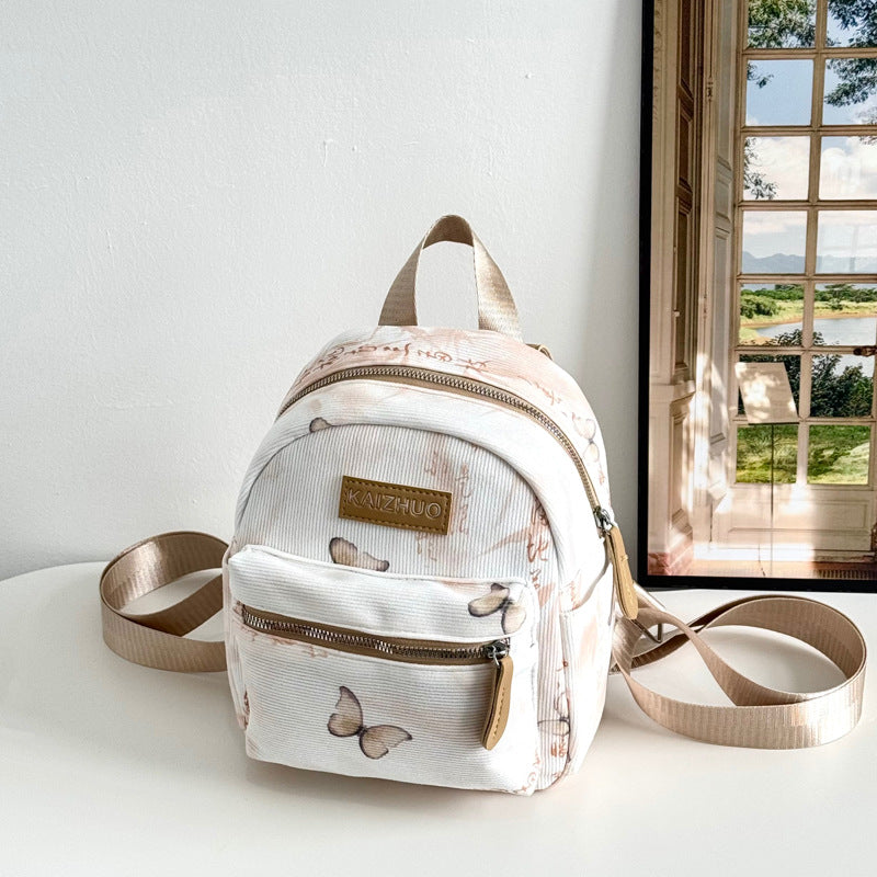 Patterned Mini Backpack Bowlift