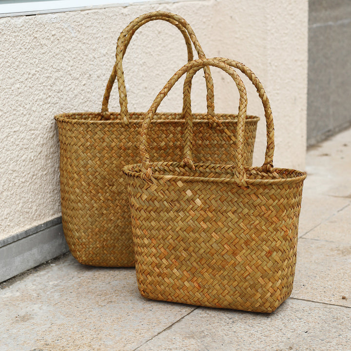 Handwoven Eco-Friendly Market Tote Bowlift