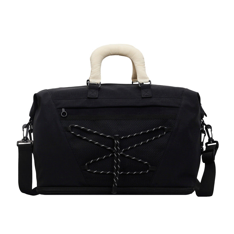Sporty Shoulder Bag with Practical Organizer Bowlift