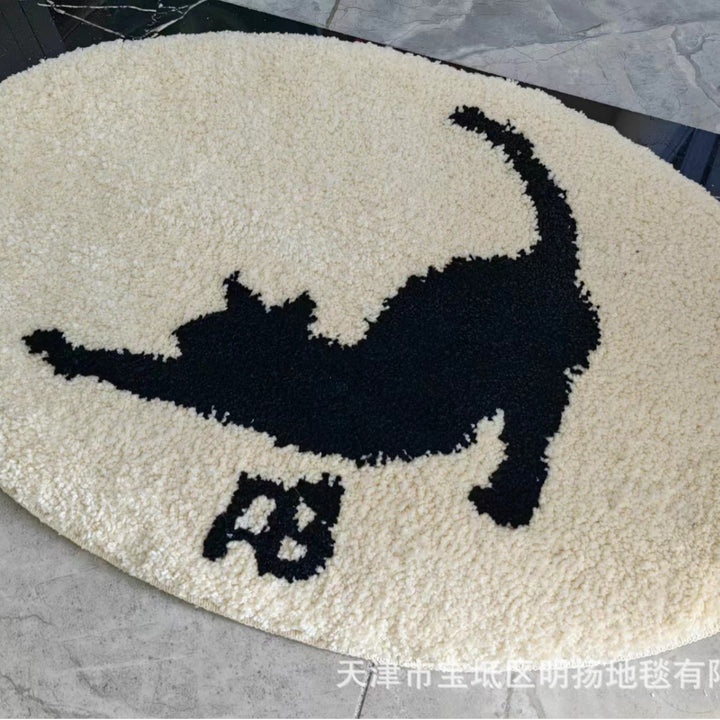 Animal Silhouette Decorative Bowlift Rug