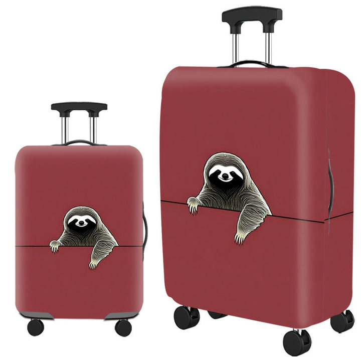 Unisex hard shell suitcase with a playful cat design Bowlift